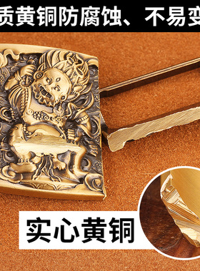 diy斗牛士黄铜卡子手工皮带扣头