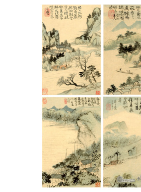 高清微喷纯棉油画布橙湖精品定制