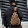 Simu large-capacity casual canvas chest bag comes with shipping insurance