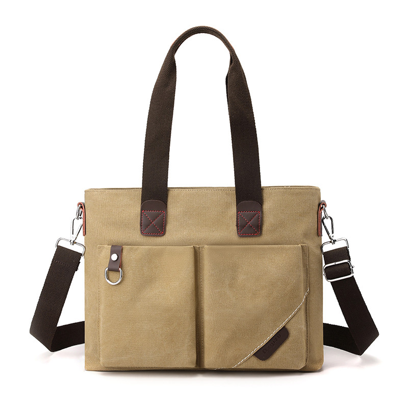 Business travel canvas portable casual one-shoulder crossbody bag