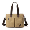 Business travel canvas portable casual one-shoulder crossbody bag
