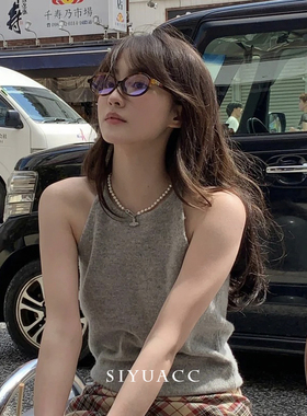 金玟庭同款书呆子眼镜复古头饰女