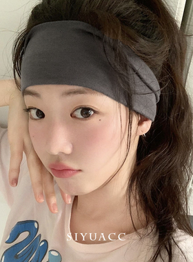 minji金玟池同款针织发带头带女