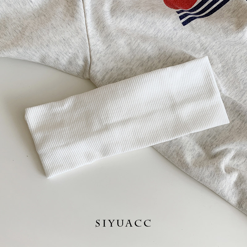 newjeans同款白色美式运动发带百搭弹力健身束发带简约针织头带女,淘宝优惠券,粉丝福利购,淘宝优惠卷