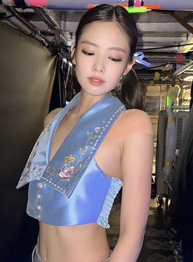 jennie同款芭蕾风蝴蝶结丝带发夹