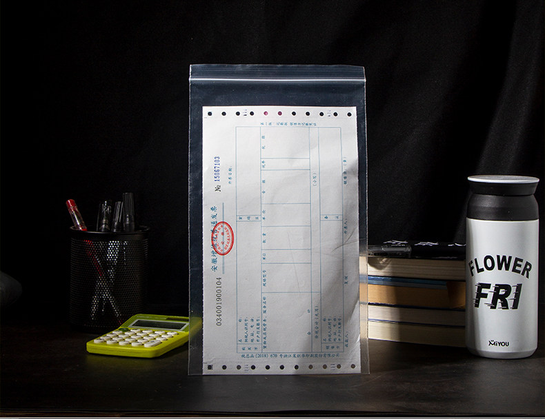 发票袋增值税专用票据文件自封税票透明塑料法票收纳封口密封防水,淘宝优惠券,粉丝福利购,淘宝优惠卷