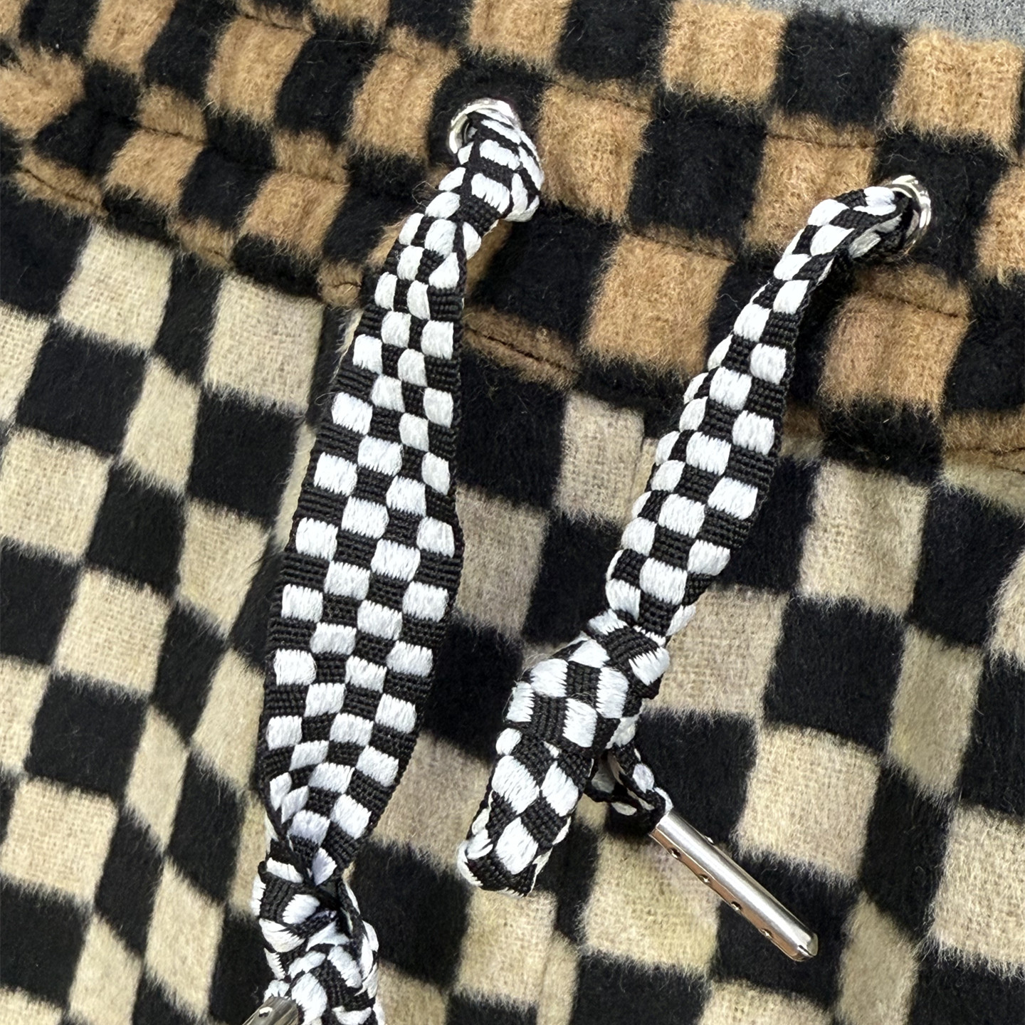 时着超细羊毛柔软棋盘格秋冬街头休闲裤防寒男士新款保暖休闲卫裤,淘宝优惠券,粉丝福利购,淘宝优惠卷