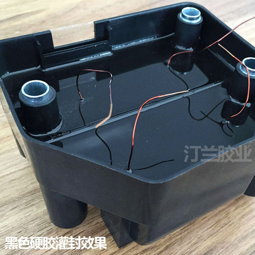 黑色环氧树脂电磁铁水泵线路板音响腔体密封防水电子灌封胶硬5：1 - 图0