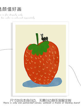 北欧现代简约抽象艺术猫咪客厅装饰画小众艺术沙发背景墙挂画画芯