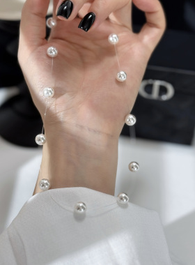 露思同款珍珠项链澳白满天星项链