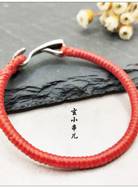 玄小串儿蜡绳中国风金刚结手绳