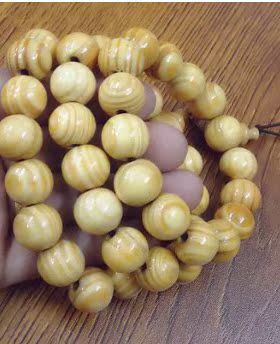 天然帝王血龙木佛珠手链