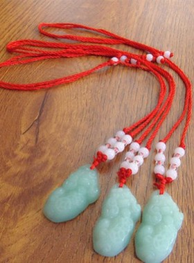 貔貅礼品琉璃吊坠项链