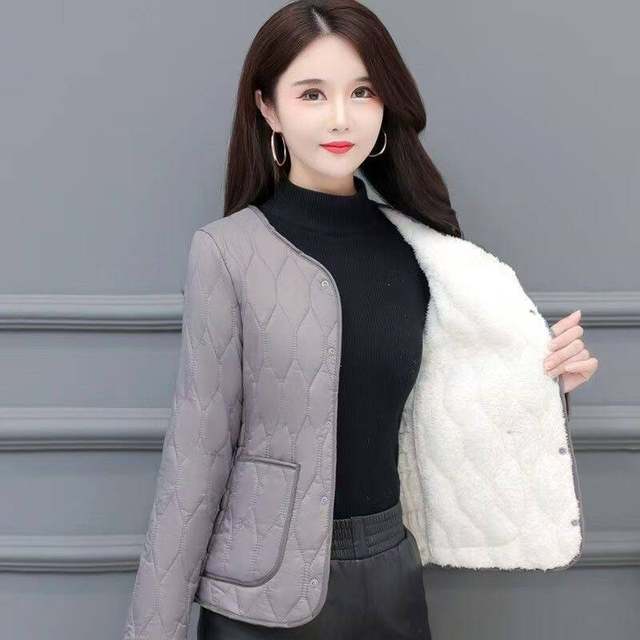Off-season middle-aged and elderly cotton coat short inner liner mother fashion