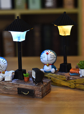 哆啦A梦叮当猫小夜灯摆件