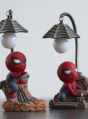 卡通蜘蛛侠树脂小夜灯摆件