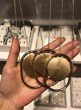 极简几何COS风格毛衣链