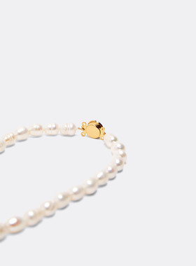 zara小清新柠檬天然珍珠项链珍珠