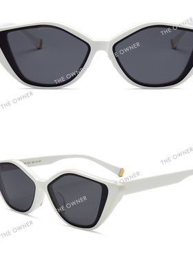 THEOWNER入戏眼镜太阳镜墨镜时尚复古白色潮流女184SECONED墨镜