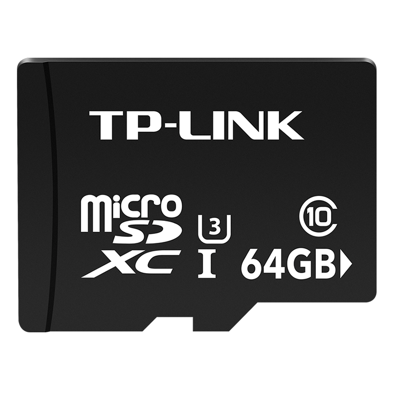 TP-LINK 安防监控专用Micro SD卡TF卡摄像机存储卡64GB闪存卡防水 - 图0