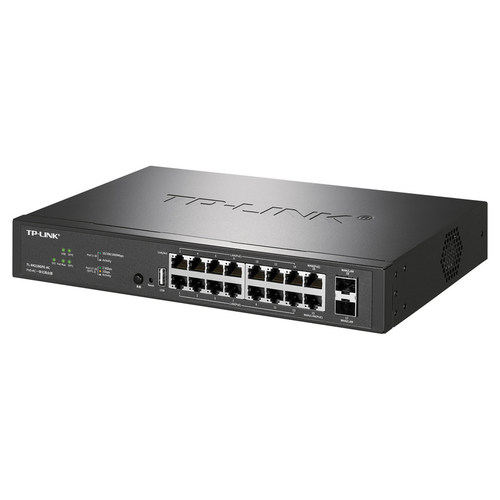 普联TP-LINK 一体有线PoE路由器千兆16口供电230W大功率2个2.5G光SFP多WAN易展按键一键配对MESH组网AC云远程 - 图1