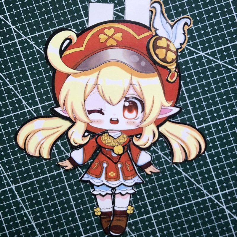 可动纸片人原神同人关节diy纸片人偶图纸手工diy儿童网红手工玩具,淘宝优惠券,粉丝福利购,淘宝优惠卷