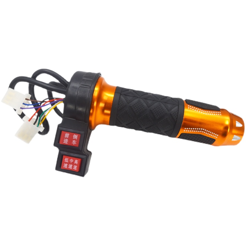 Electric tricycle handlebar third gear reverse throttle