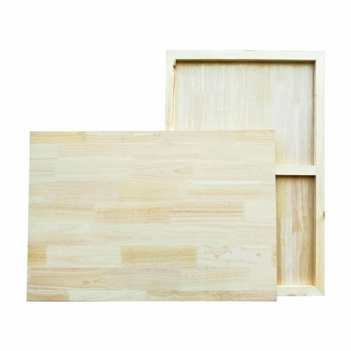 定制坦培拉木板框画板岩彩画木板肌理画油画综合材料浮雕壁画板框 - 图3