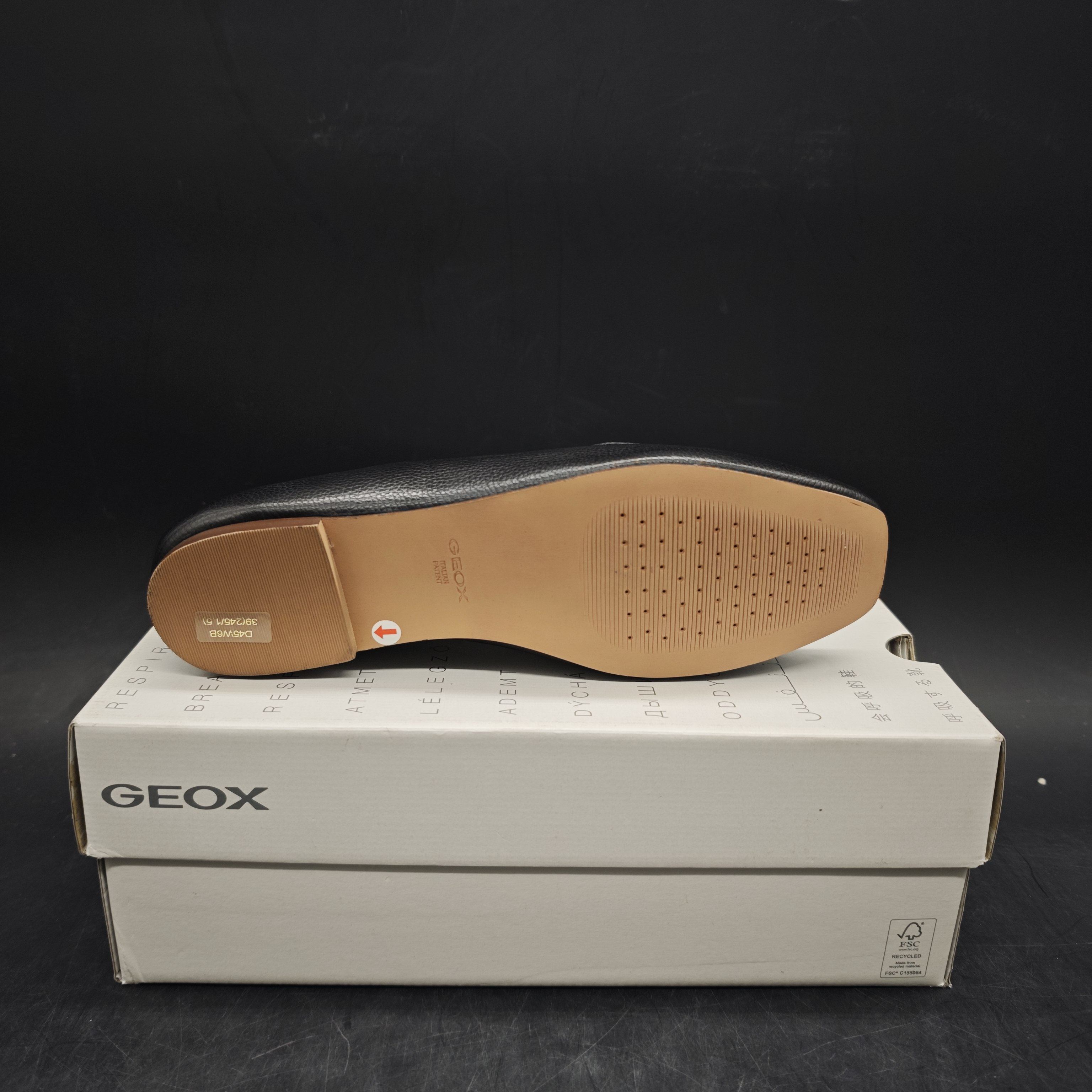 专柜撤柜25年新品GEOX健乐士女鞋气质一脚蹬低帮单鞋D45W6B C9999,淘宝优惠券,粉丝福利购,淘宝优惠卷