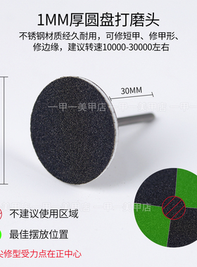 飞蝶盘打磨头修甲型边缘前置处理