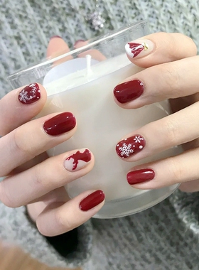 other/其他中国美甲贴纸雪花贴花