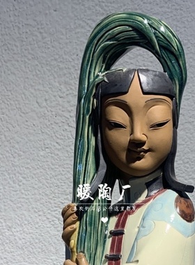 石湾公仔陶瓷封伟民大师生肖牛