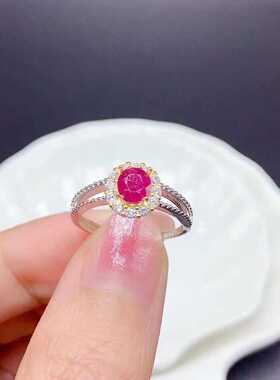 双色电镀分叉戒臂围钻s925银经典