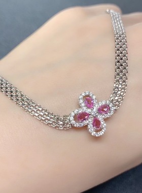 女银饰品手链气质水滴3*4