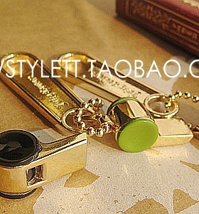 钥匙扣饰品饰品口哨挂件项链吊坠