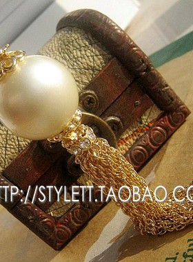 百搭毛衣链合金蛇骨链女仿珍珠