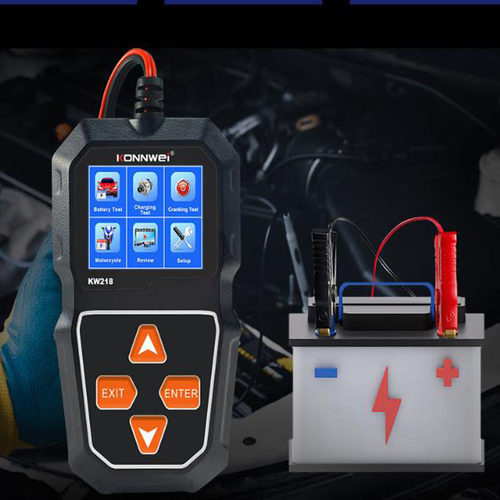 中英文KW218 6V- 12V汽车摩托电瓶车割草机铅酸蓄电池内阻检测仪 - 图3