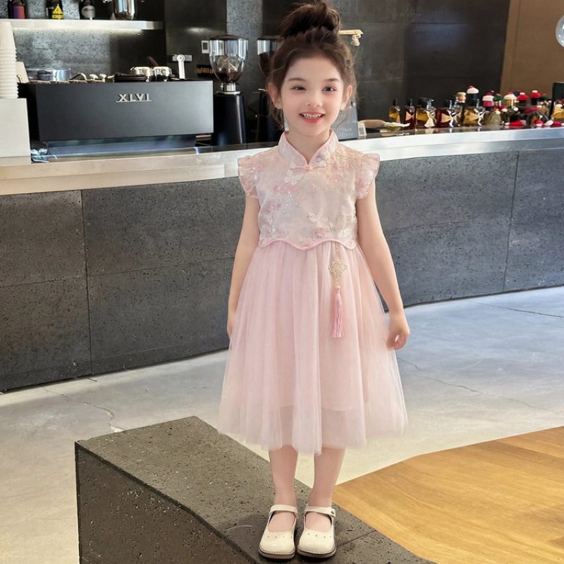 女童连衣裙夏季2026新款洋气儿童国风仙女汉服女孩夏装超好看裙子