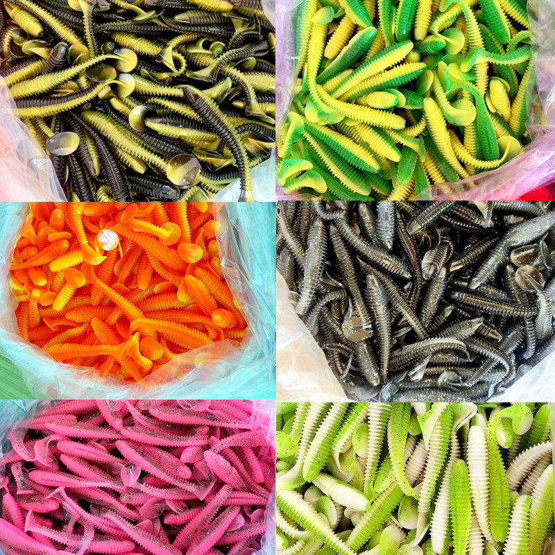 路亚螺纹T尾软饵倒钓浮水假饵钓鲈鱼鳜鱼翘嘴德州缓沉螺旋小软虫,淘宝优惠券,粉丝福利购,淘宝优惠卷