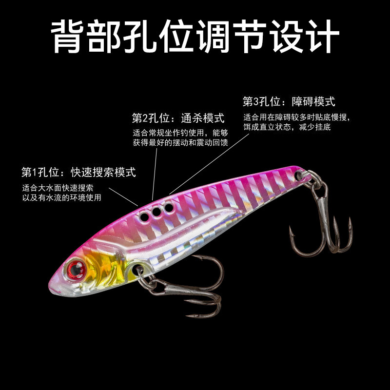 微物vib路亚假饵铁板饵套装翘嘴鲈鱼亮片远投淡水通杀全套响尾蛇,淘宝优惠券,粉丝福利购,淘宝优惠卷