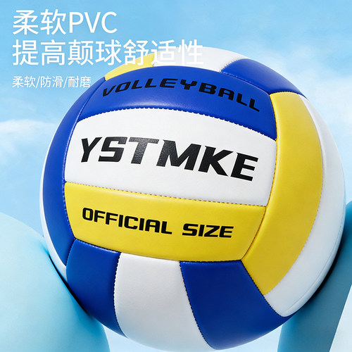 骆泰排球中考学生专用软式5号高弹不伤手初中小学儿童比赛气排球 - 图0