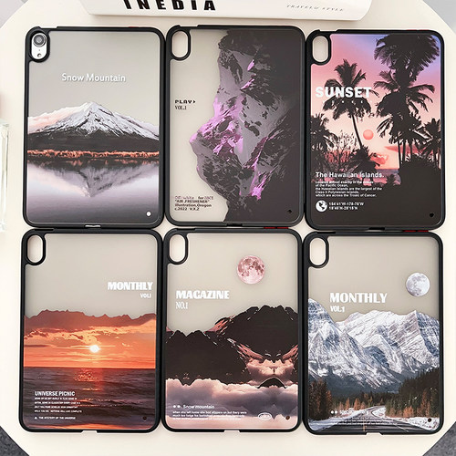 适用ipadair5/6保护套亚克力苹果2024新款pro11防弯第九10代a2696平板硬壳10.2寸磨砂第五六代9.7寸后壳mini7 - 图3