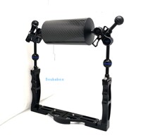 Diving camera waterproof shell grip bracket double ball head base multidirectional double ball underwater pallet handle base