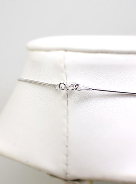 韩版时尚风纯银项圈配饰锁骨链