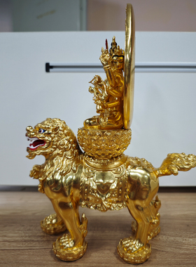 纯银镀金文殊菩萨足银坐像