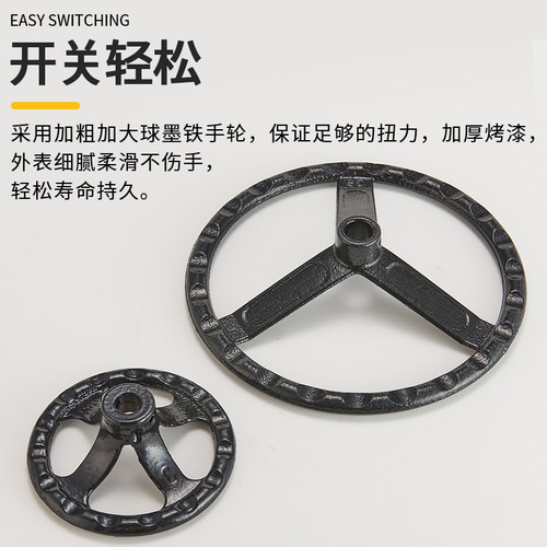 蜗轮头/涡轮头/手动头/手轮开关/变速/蜗轮蝶阀头/法兰蜗轮蝶阀头 - 图2