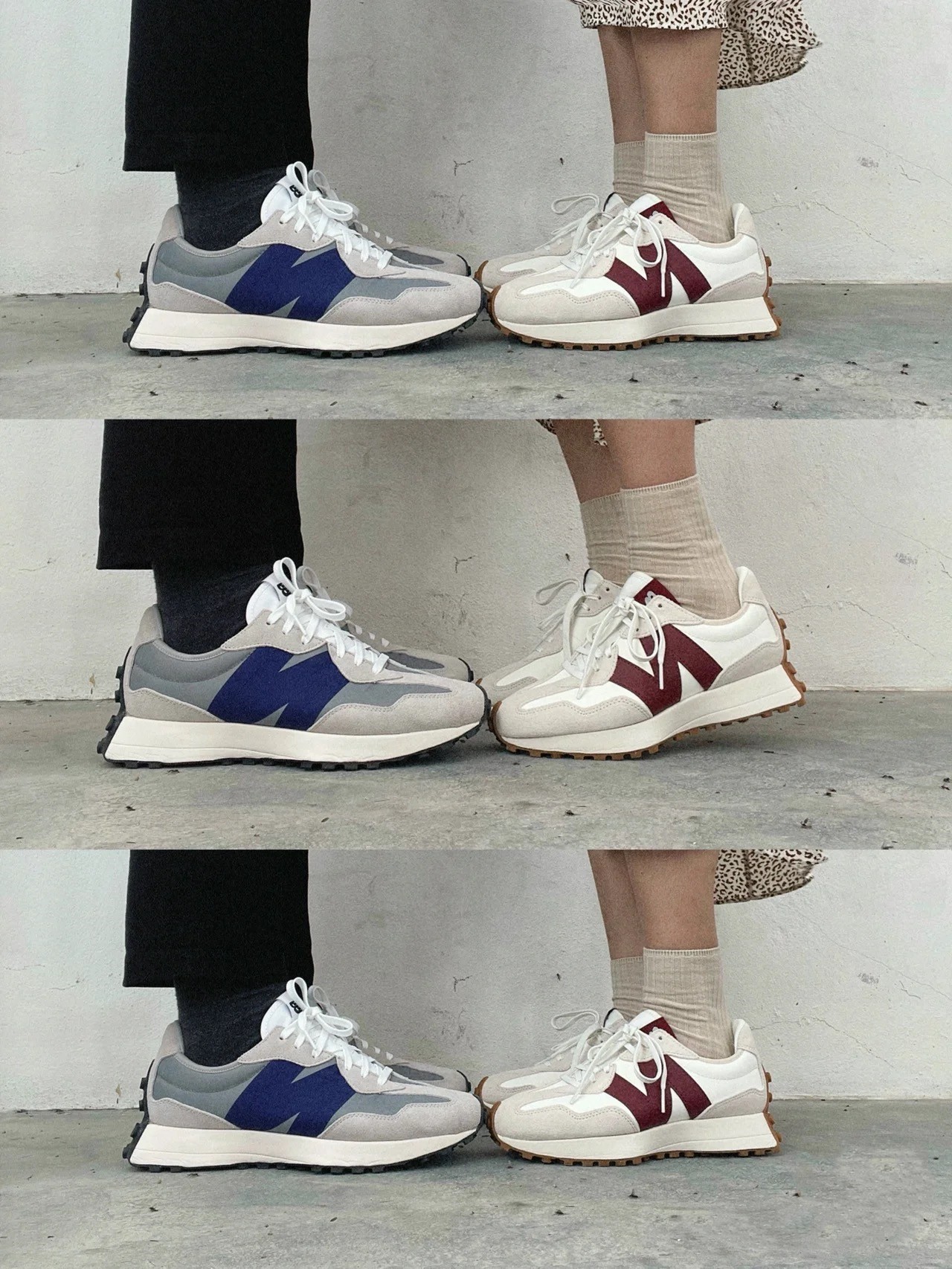 New Balance/NB327系列男女复古运动潮流增高老爹鞋MS327JC1/CPA - 图1