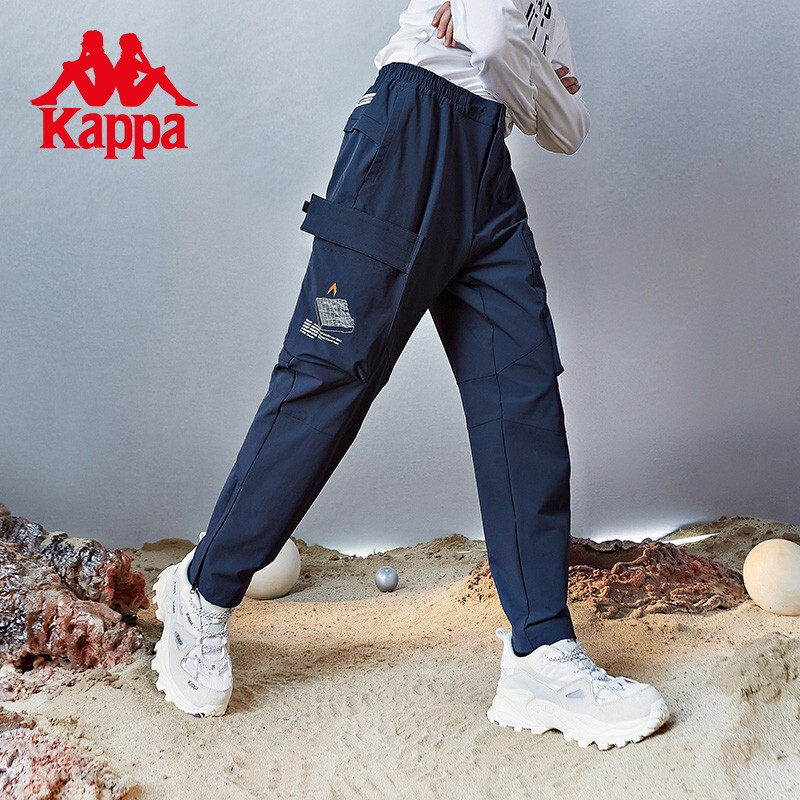 kappa卡帕男工装裤2024夏季新款梭织收口运动休闲长裤K0B52AY08F,淘宝优惠券,粉丝福利购,淘宝优惠卷
