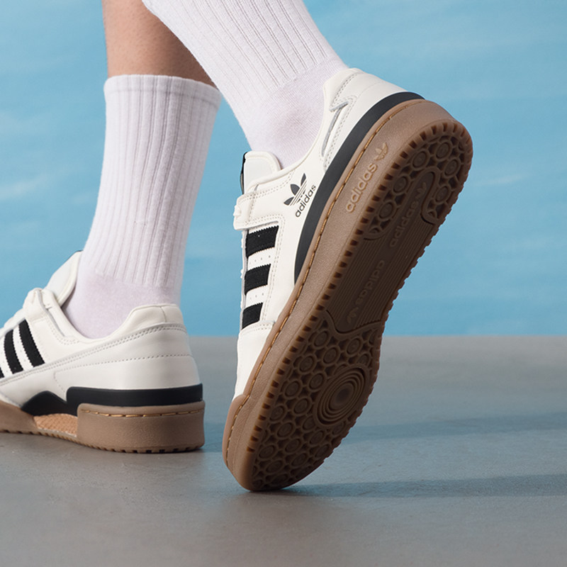 Adidas阿迪达斯三叶草男鞋女鞋2025冬季新款FORUM LOW板鞋JQ0209,淘宝优惠券,粉丝福利购,淘宝优惠卷