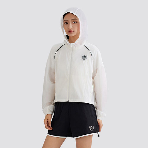 Kappa卡帕女装秋季新款梭织防风防晒防泼水外套K0E62FJ02 - 图1